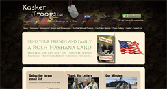 Desktop Screenshot of koshertroops.com